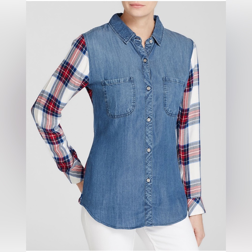 Rails Shirt - Harper Denim And Plaid